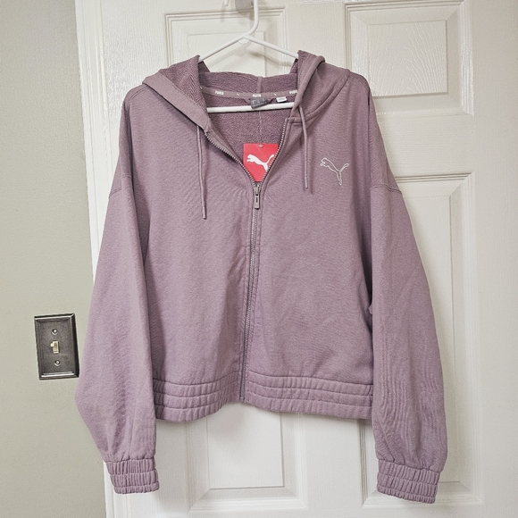 NWT Puma cropped zipped up hoodie - Picture 1 of 5